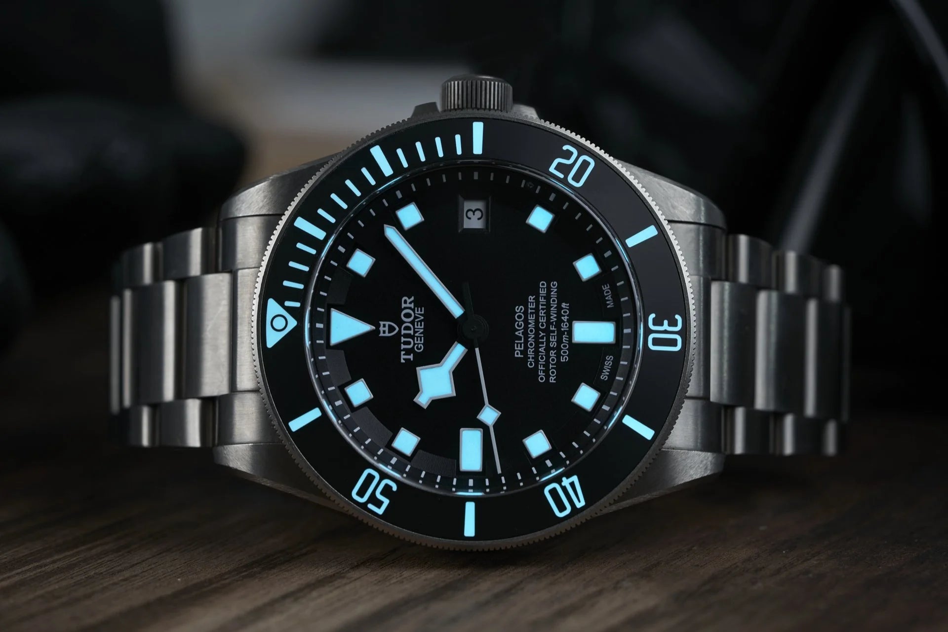 TUDOR Pelagos 42mm Titanium Automatic Diving Watch – Black Dial