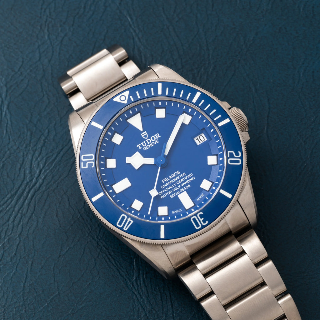 TUDOR Pelagos 42mm Titanium Automatic Diving Watch – Blue Dial