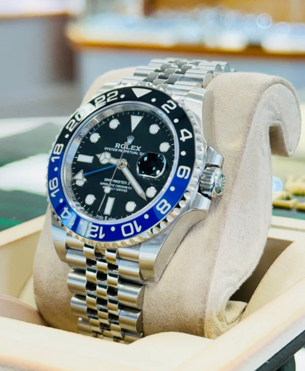 Rolex GMT-Master II Batgirl SS Black 40mm