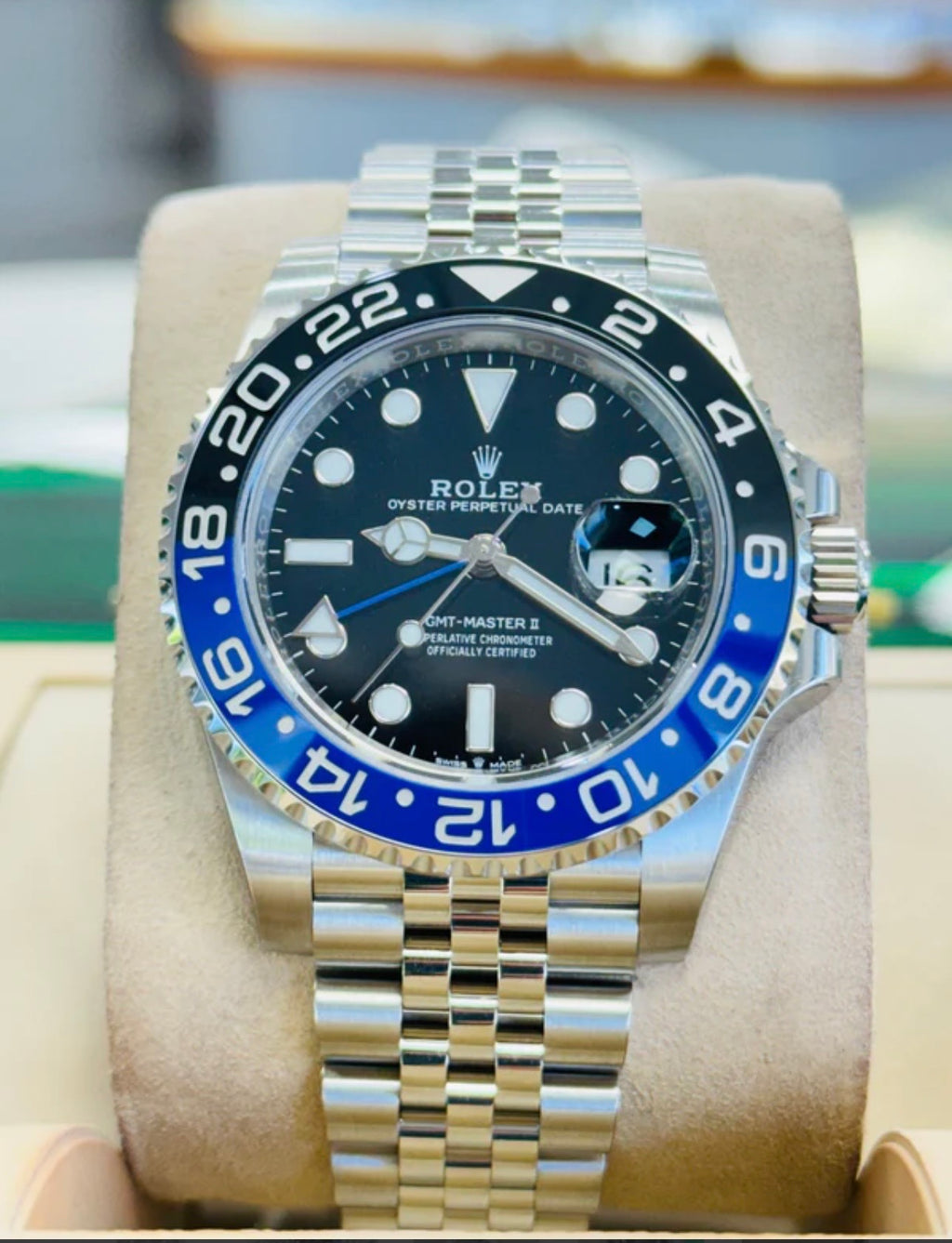 Rolex GMT-Master II Batgirl SS Black 40mm