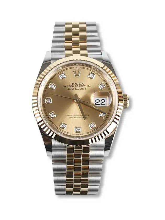Datejust two tone diamond Gold dial Jubilee