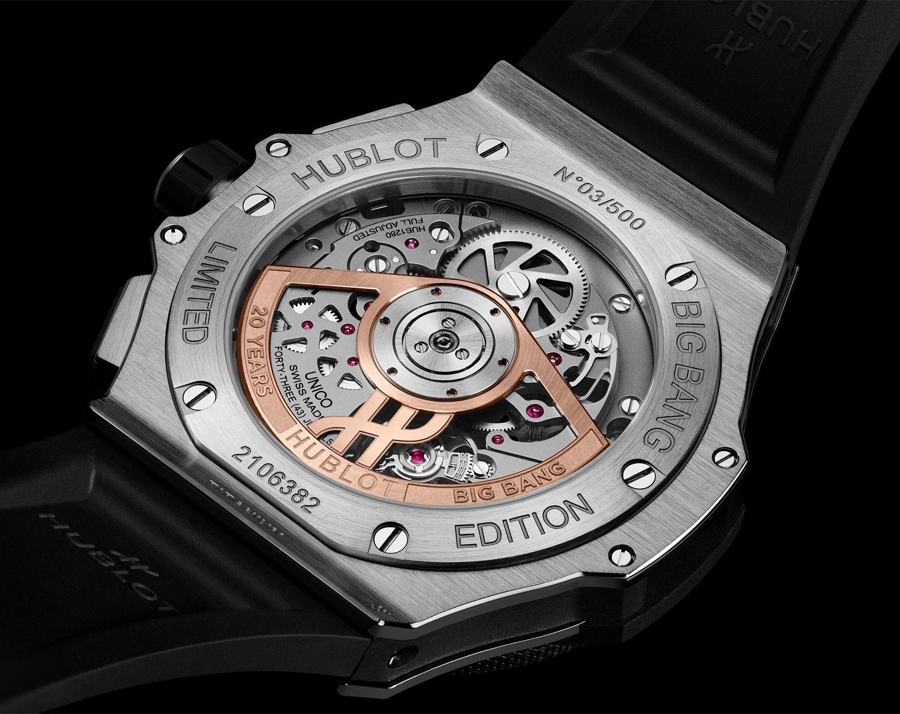 Hublot
Big Bang 20th Anniversary Titanium Ceramic 43MM