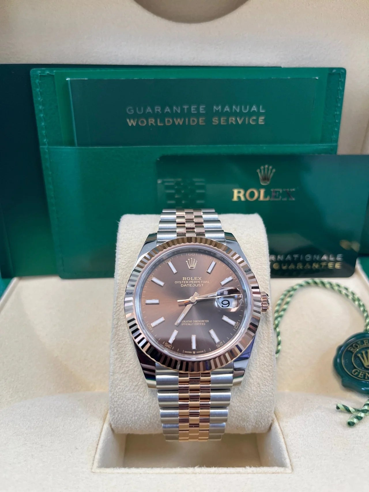 Rolex Datejust 41 Two-Tone Stainless Steel and Rose Gold/