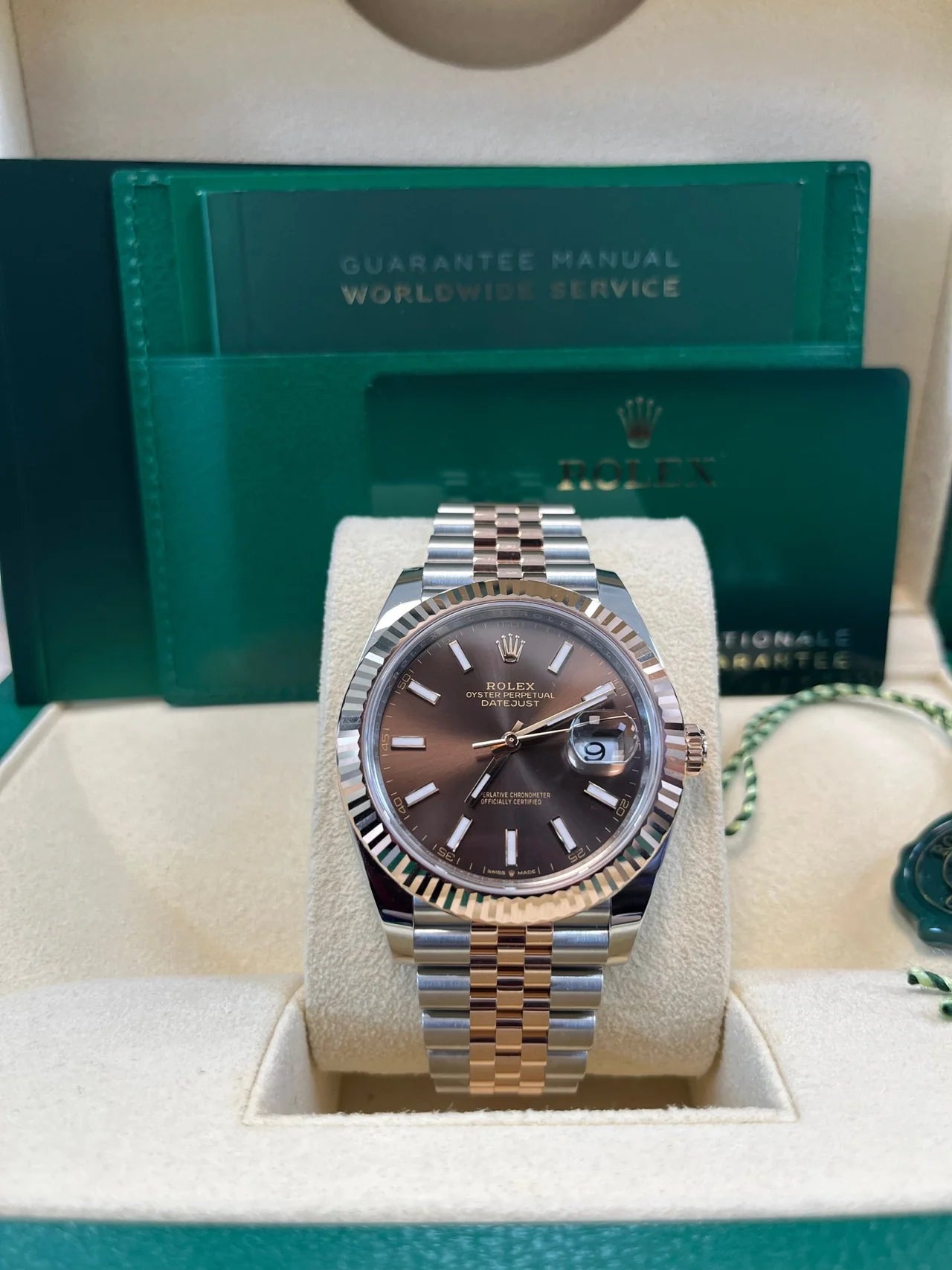 Rolex Datejust 41 Two-Tone Stainless Steel and Rose Gold/